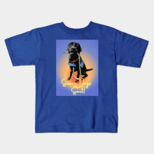 Sweet Black Lab Service Dog Kids T-Shirt